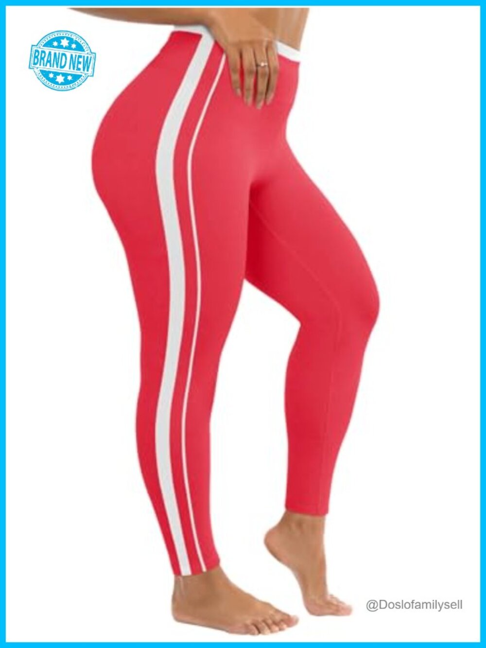 Plus Size Yoga Leggings High Waist Tummy Control 4-Way Stretch